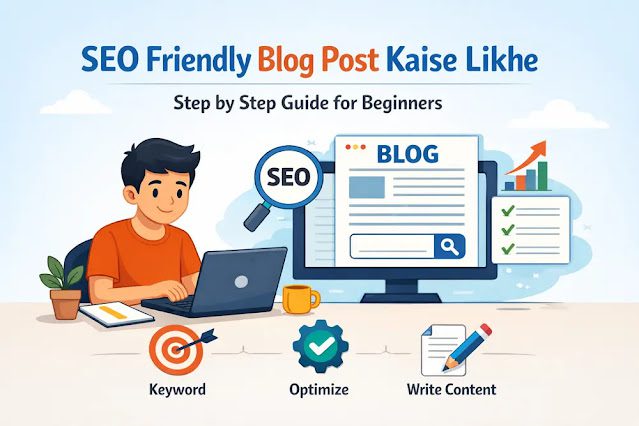 SEO Friendly Blog Post Kaise Likhe: Step by step beginner guide for creating optimized blog content